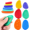 Kit 6 Pedras Sensoriais Fidget – Relaxamento e Estímulo Tátil