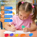 Kit 6 Pedras Sensoriais Fidget – Relaxamento e Estímulo Tátil
