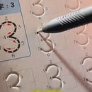 EscreveKids™ Caderno Mágico Reutilizável para Caligrafia e Coordenação Motora